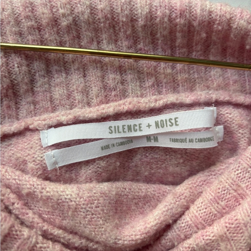 Pink Off-Shoulder Sweater - Picture 4 of 5